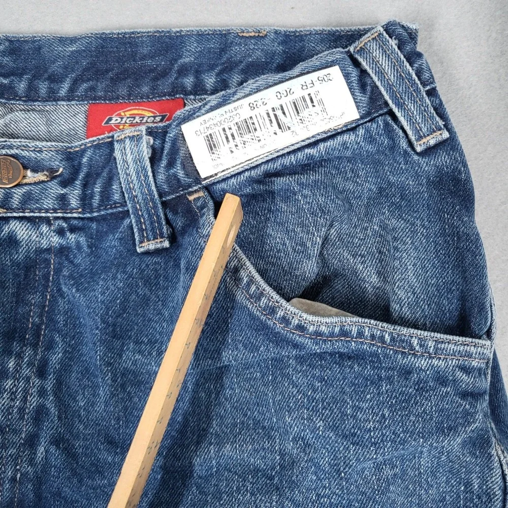Dickies‎ FR Flame Resistant Carpenter Jeans Men's 36x32 Blue Workwear